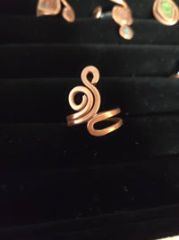 Copper and Silver Handmade Rings