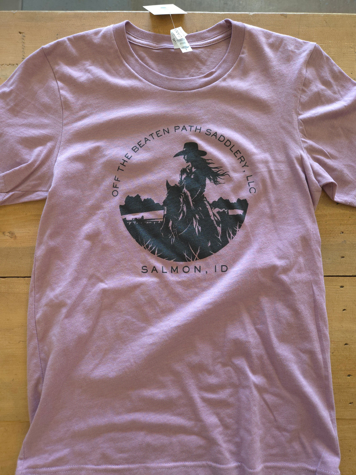 Off The Beaten Path Saddlery Adult Unisex Tee - Orchid
