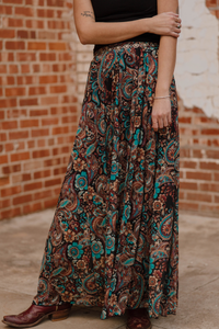 Sagebrush Swirl Maxi Skirt - Sterling Kreek