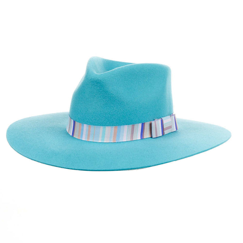 M&F Girls Pinch Front Fashion Hat 3 1/2` Brim