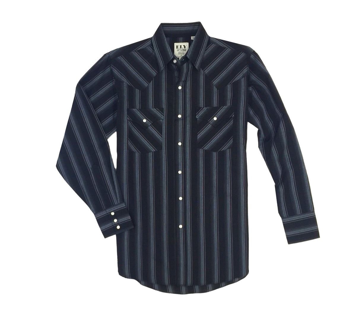 Ely Cattleman Men's Long Sleeve Stripes