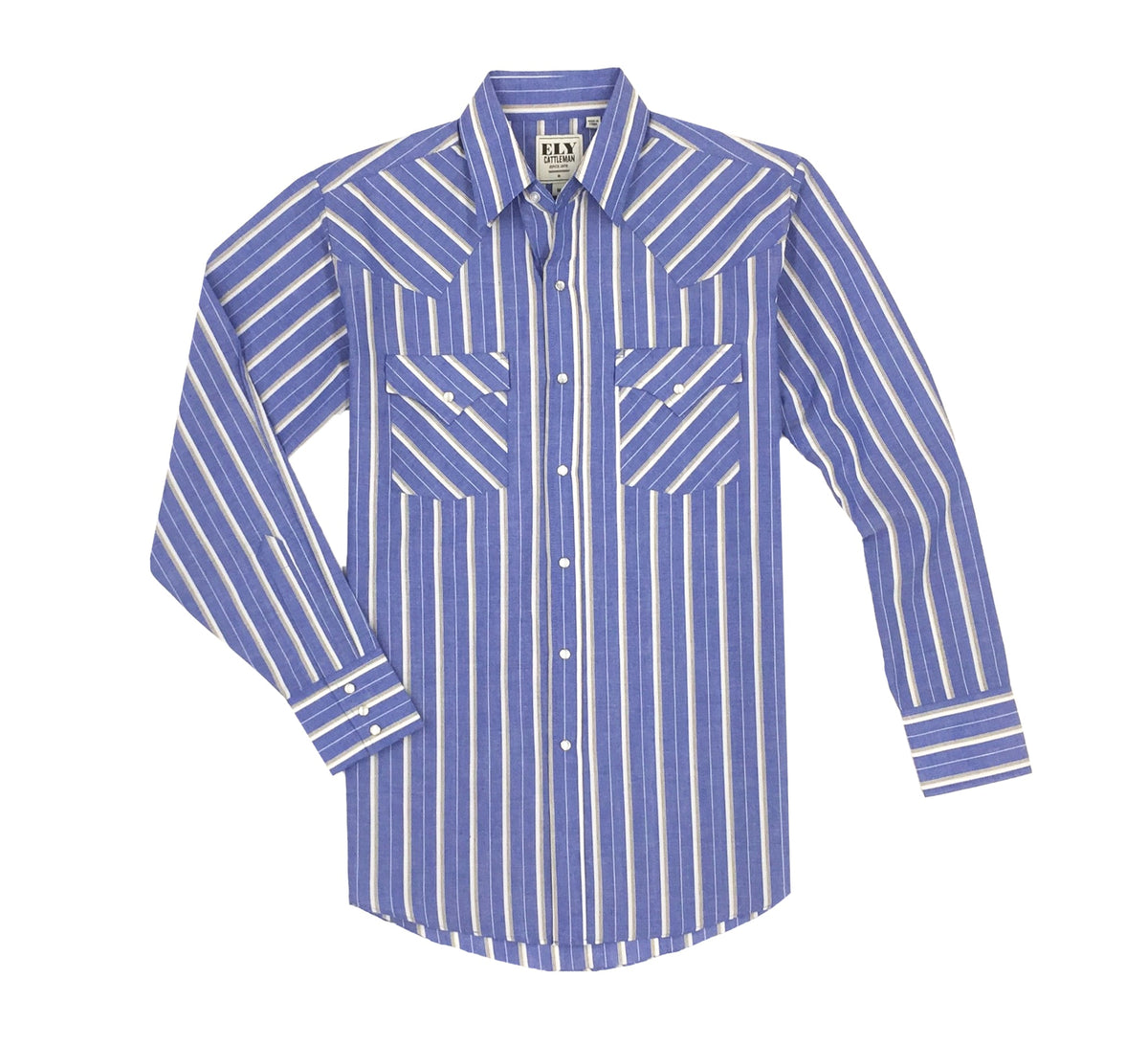 Ely Cattleman Men's Long Sleeve Stripes