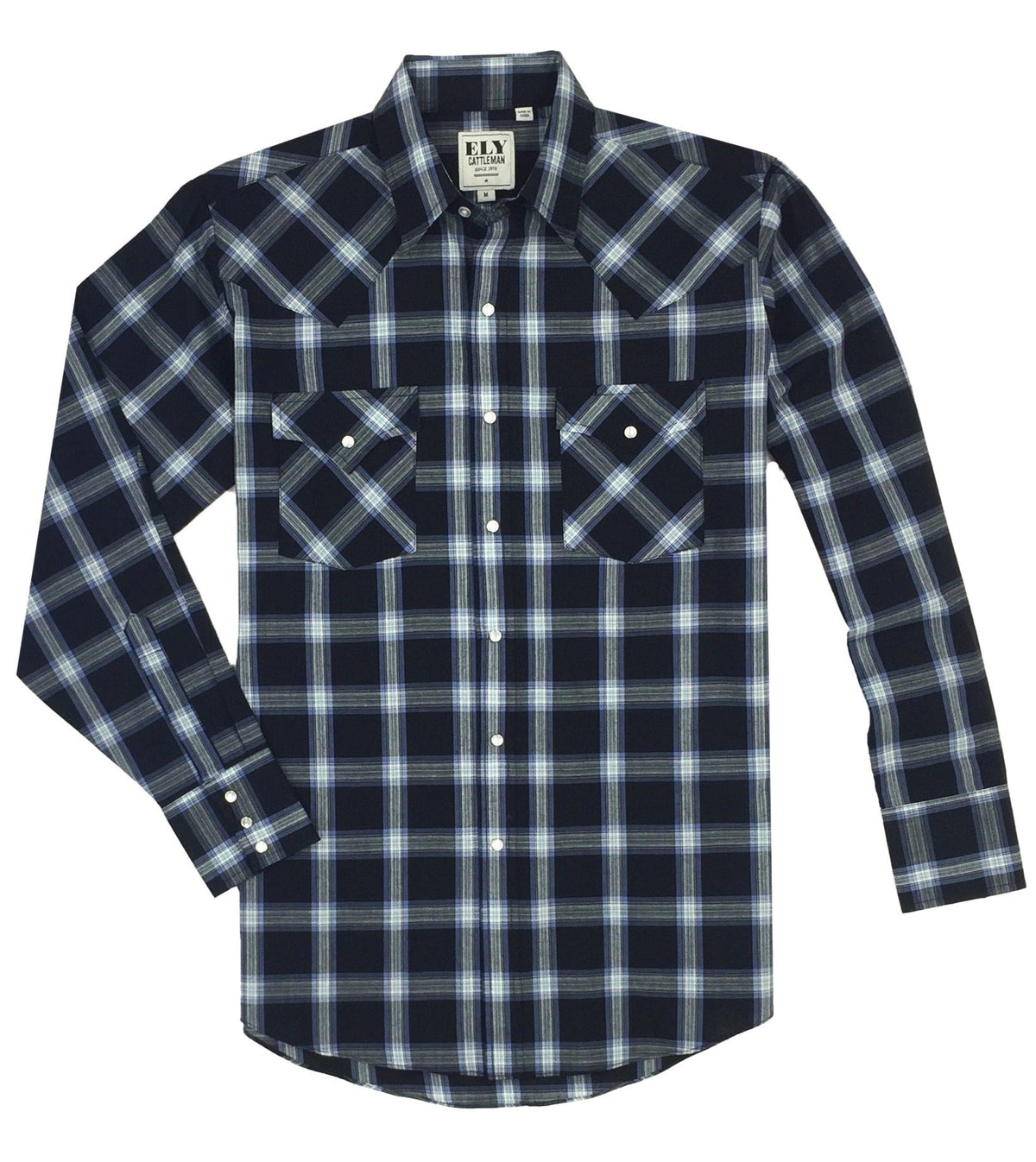 Ely Cattleman Men's Long Sleeve Plaids