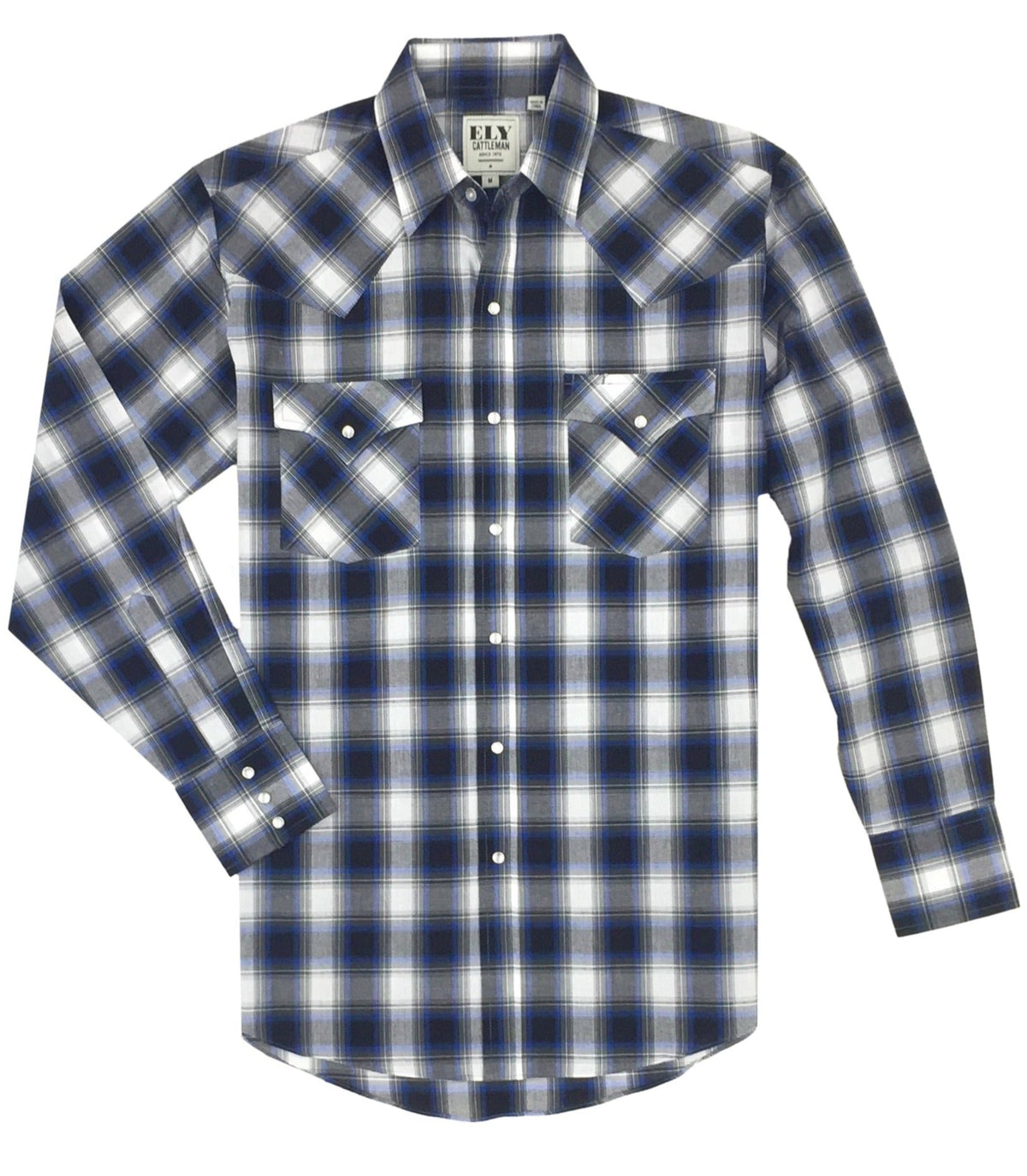 Ely Cattleman Men's Long Sleeve Plaids