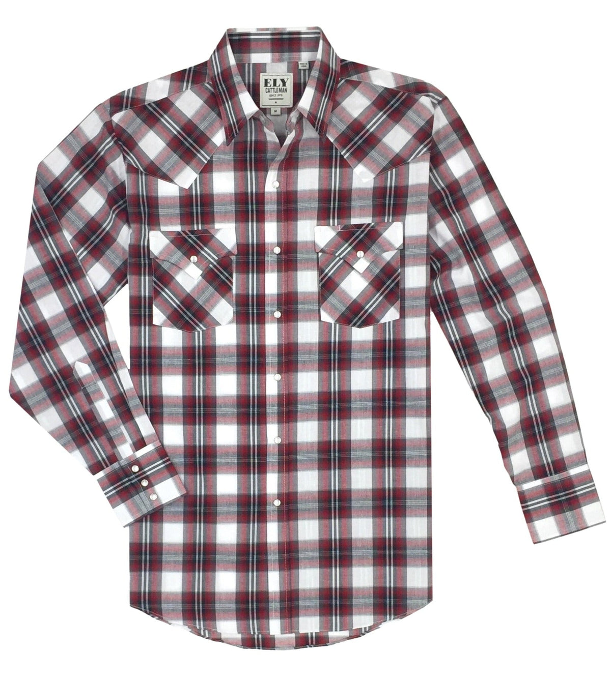 Ely Cattleman Men's Long Sleeve Plaids