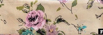 100% Silk Scarf Patterened