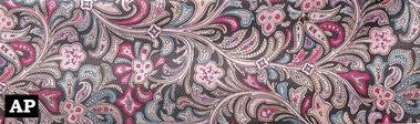 100% Silk Scarf Patterened