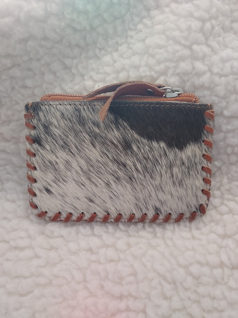 Leather Cowhide Coin Purse