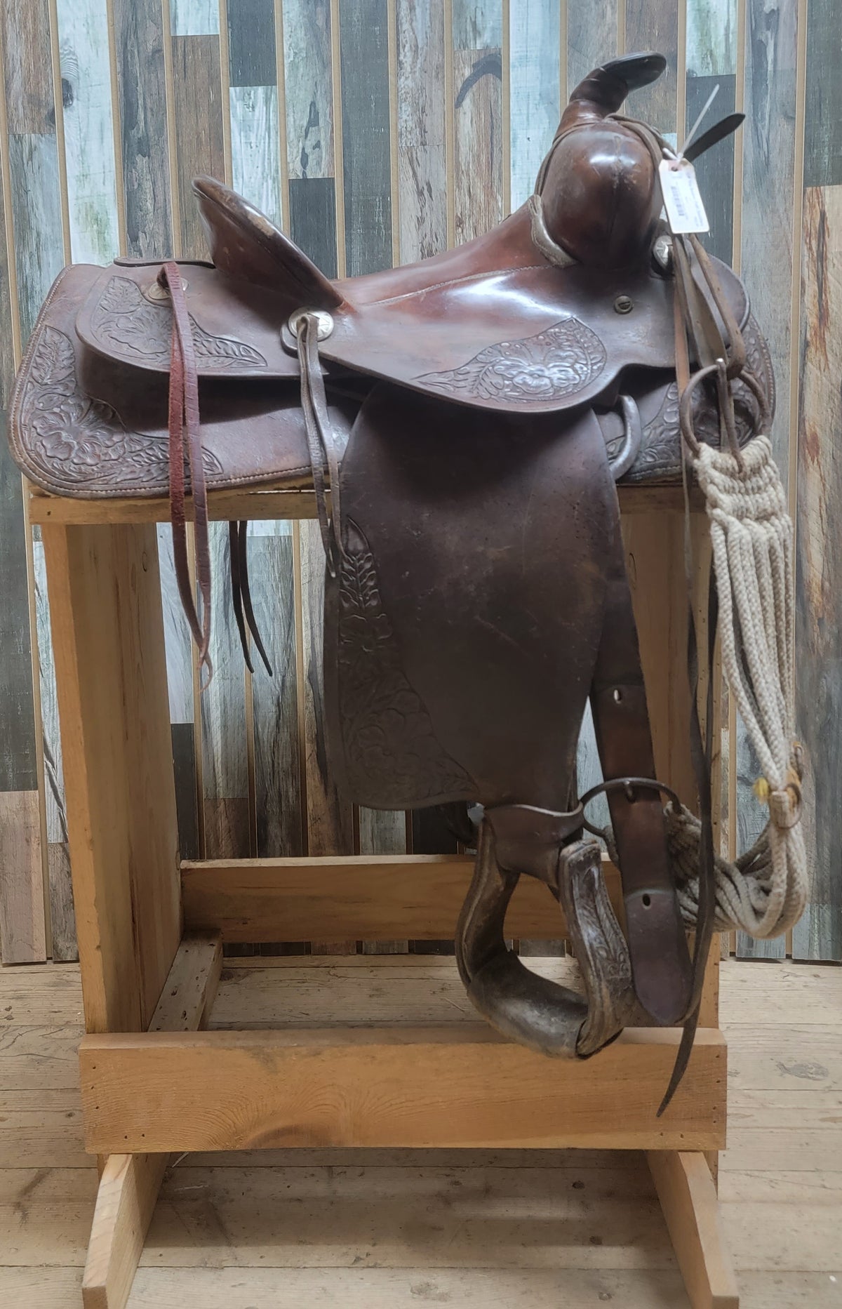 Heydt & Streib Youth Roping Saddle 13" - Used