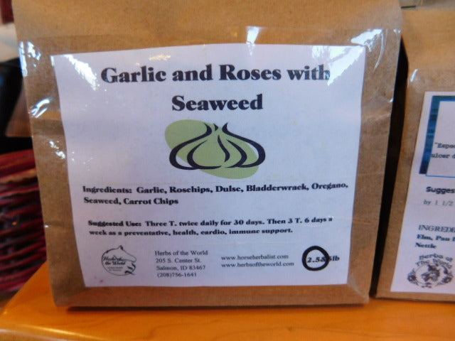 Garlic & Roses w/seaweed