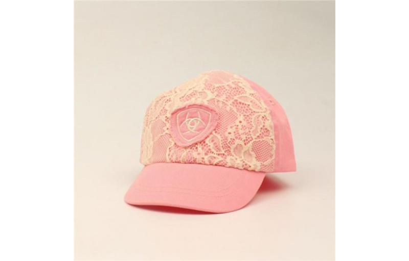 Ariat Pink Lace Infant Cap