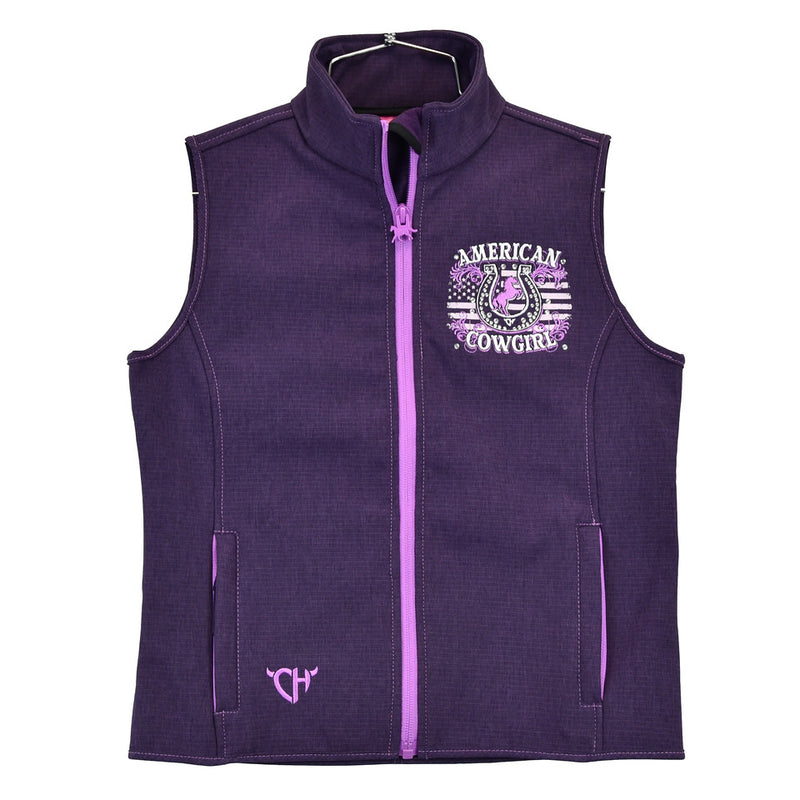 American Cowgirl Poly Shell Girls Vest